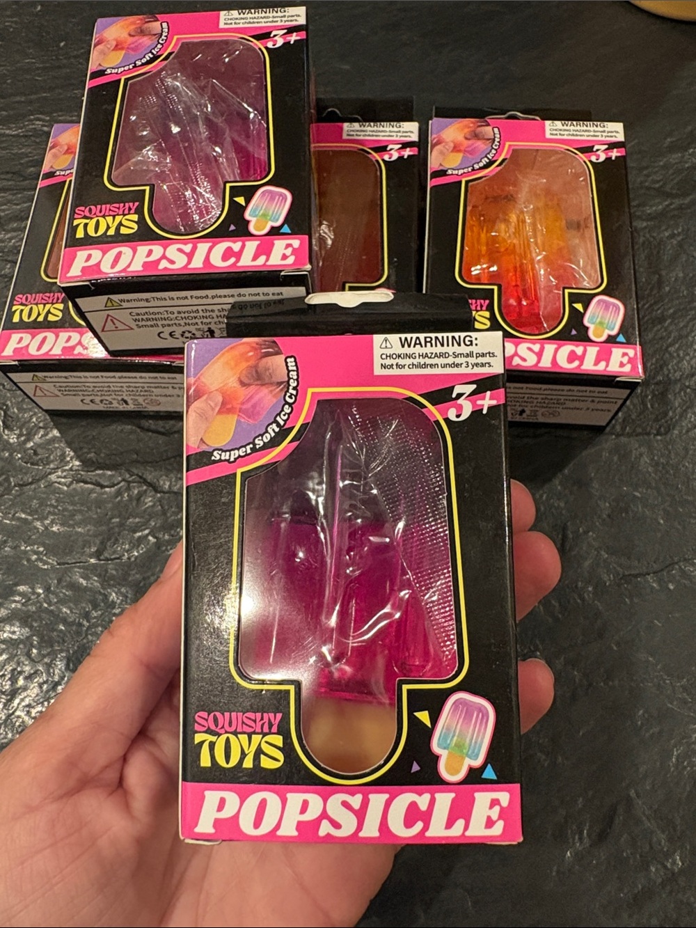 Squishy Popsicle Toy - Pink by